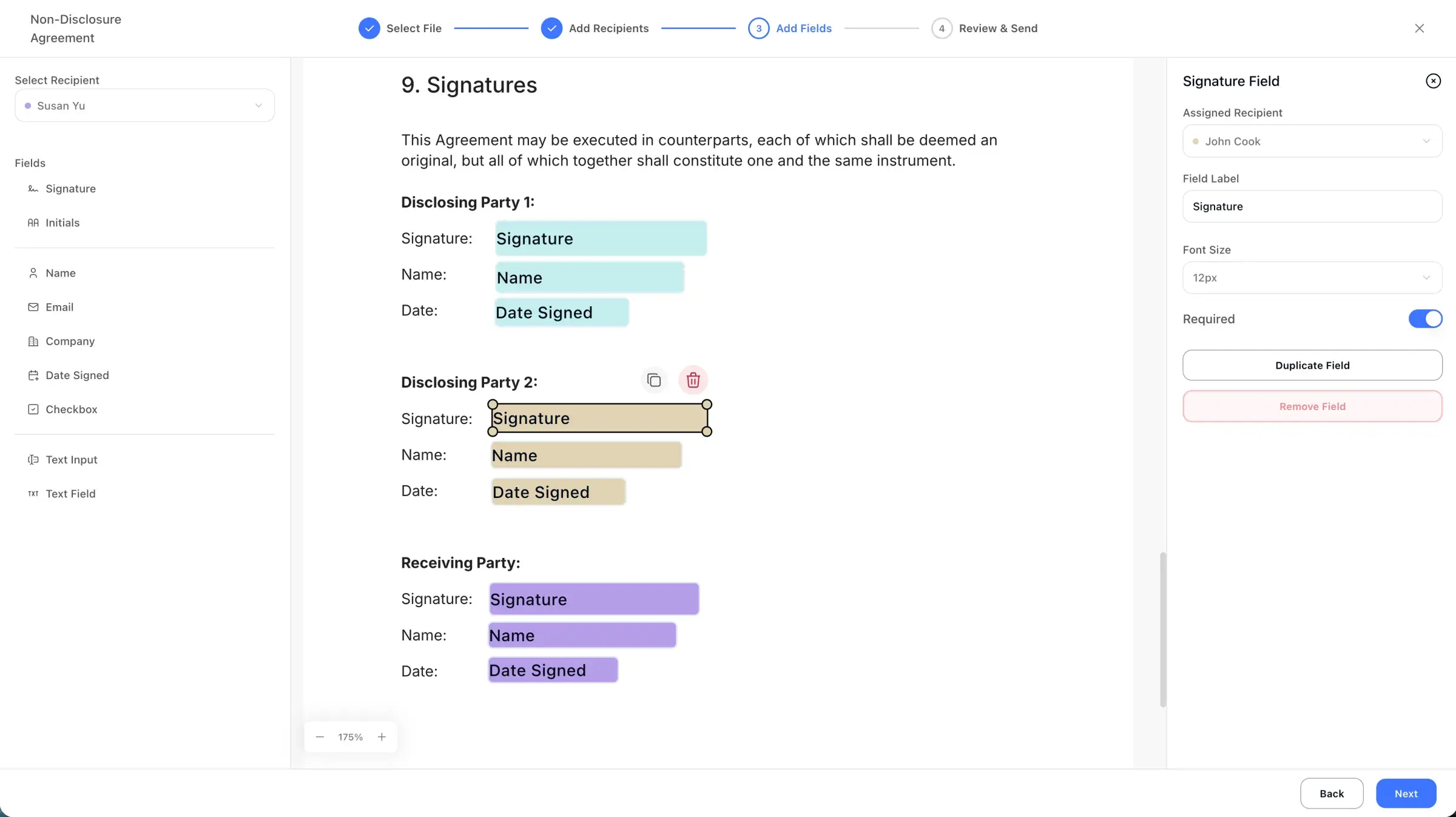 Contract Editor Dashboard